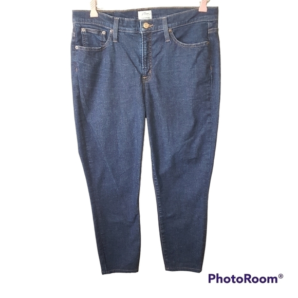 J Crew Toothpick Skinny Blue Jeans - Picture 1 of 13